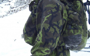Lukáš Syruček při zimním výcviku (únor 2008).