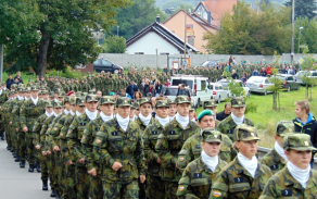 Přesun na náměstí T. G. Masaryka, místo složení slibu