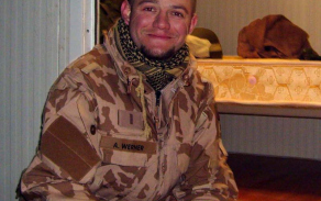 Adrian Werner v Afghánistánu (2011).