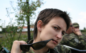 Momentka z kosovské mise, KFOR 2007.